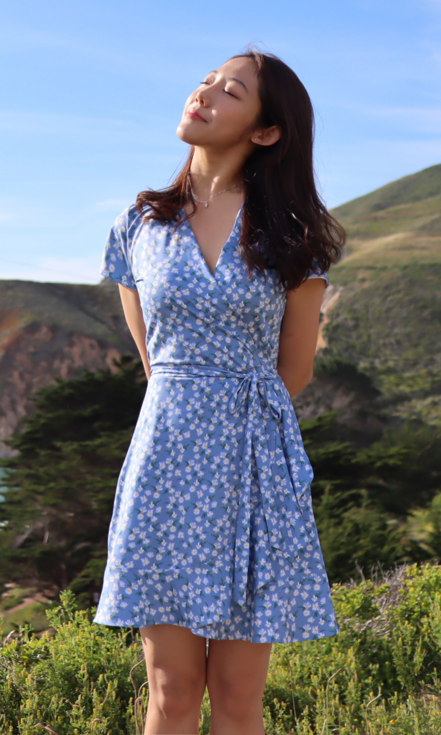 Daisy Ruffle Wrap Dress