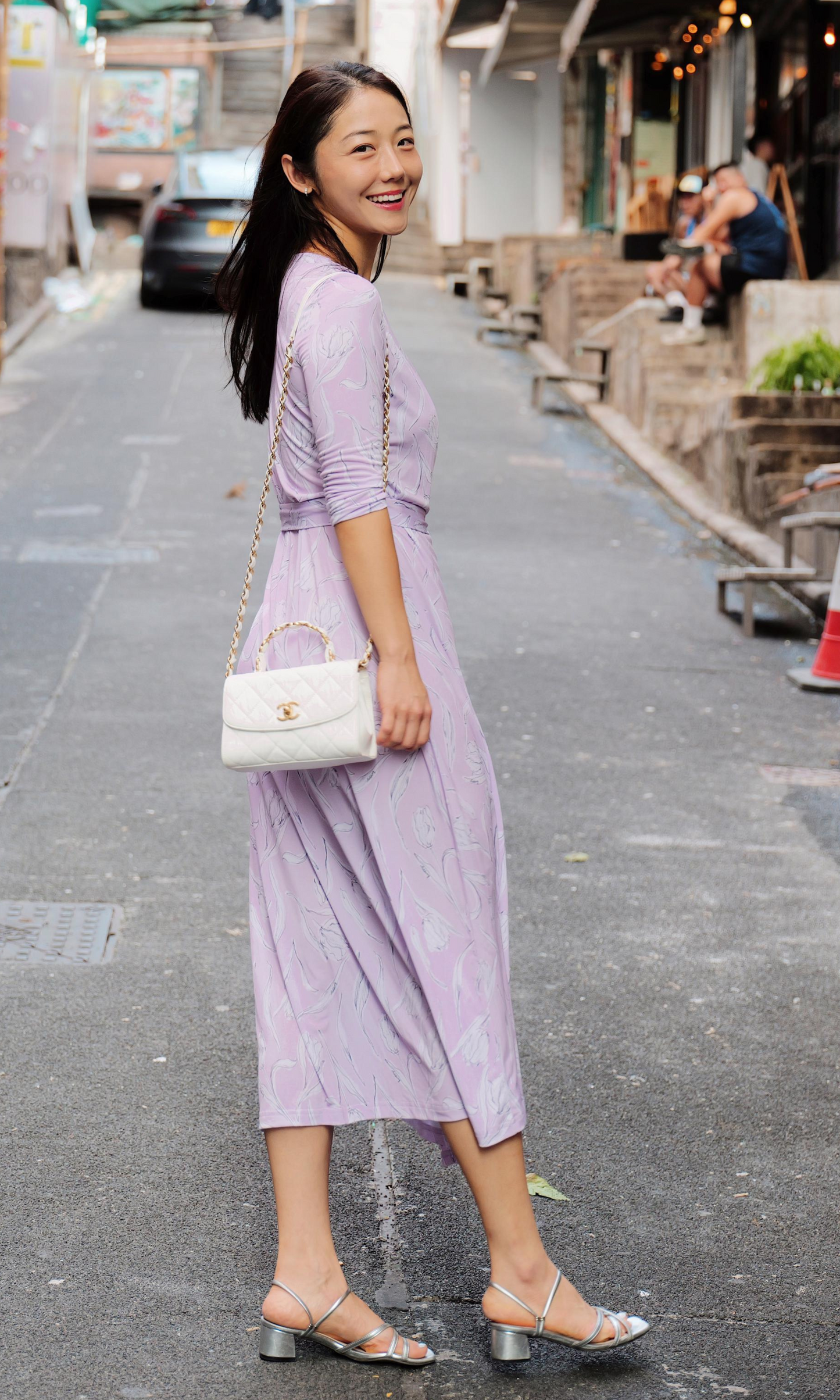 Lavender Sienna Wrap Dress (Made to Order)