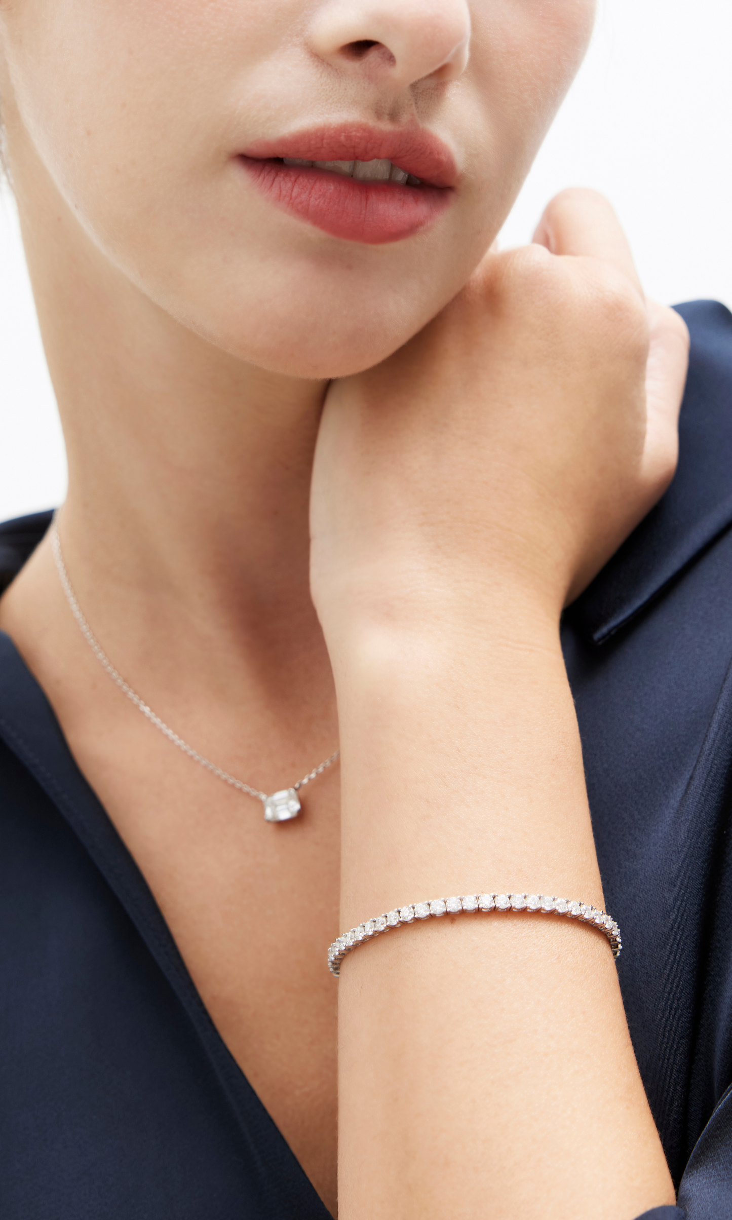 Classic Moissanite Tennis Bracelet (Ready to Wear)