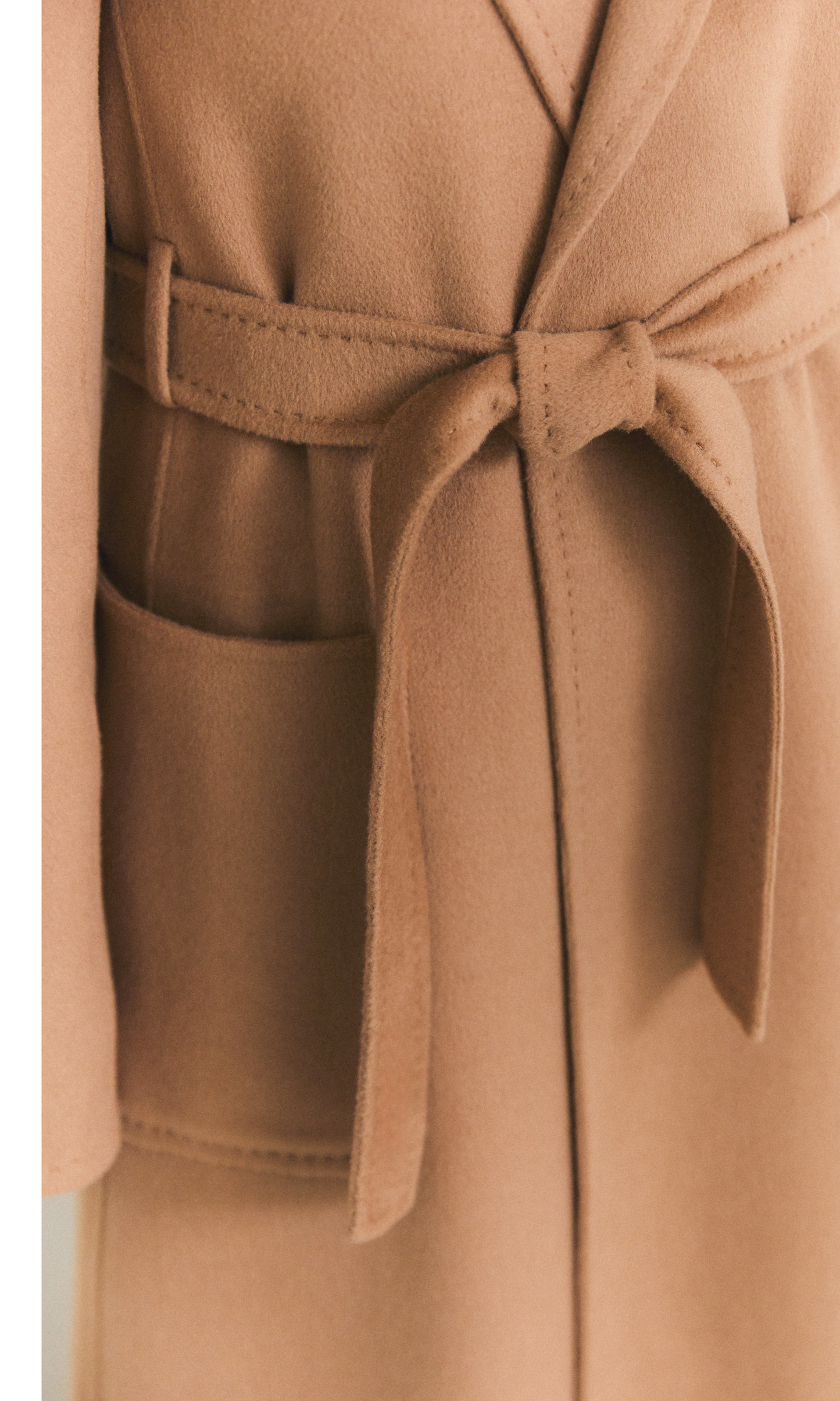 Camel Loewen Cashmere Coat