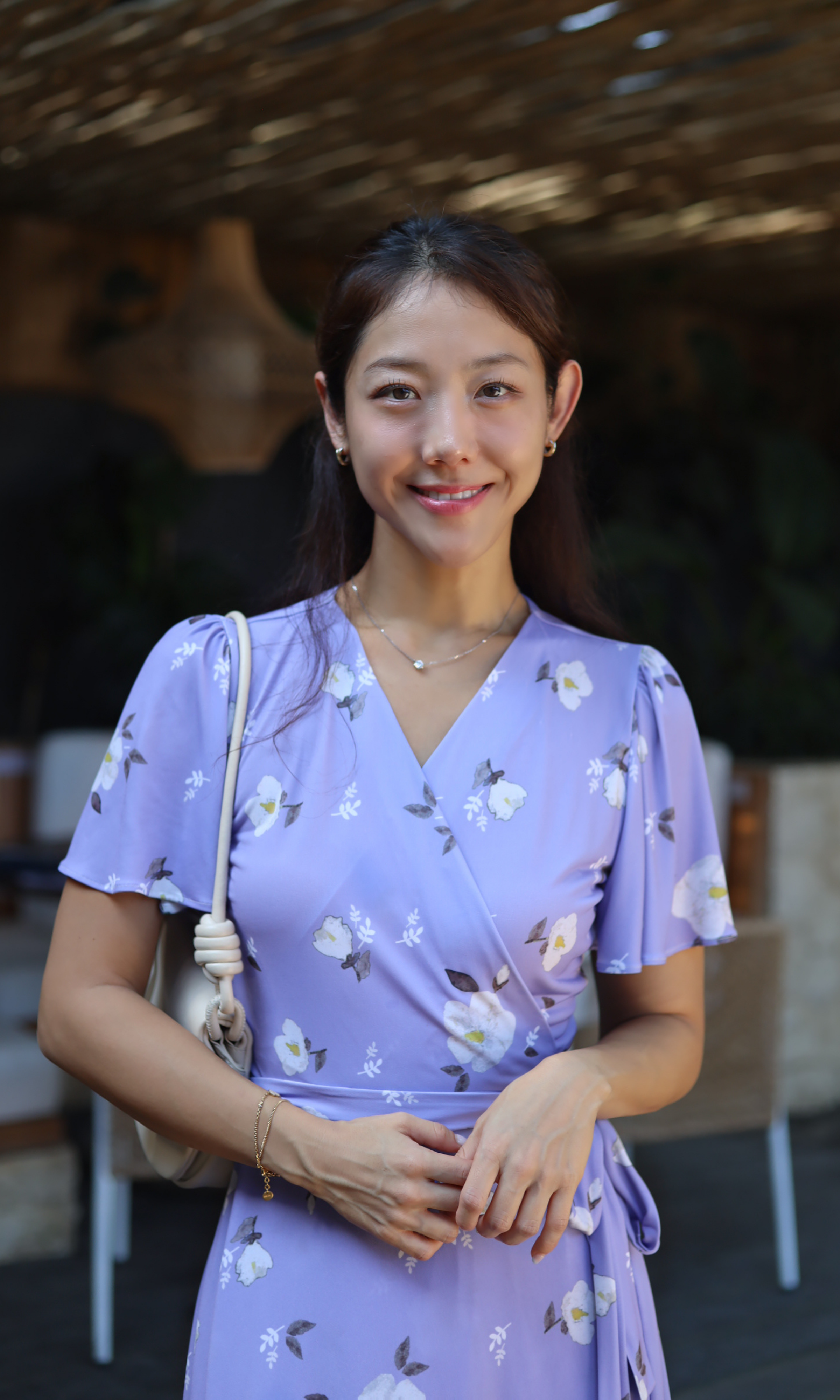 納帕紫韻綁帶洋裝（接單訂製）