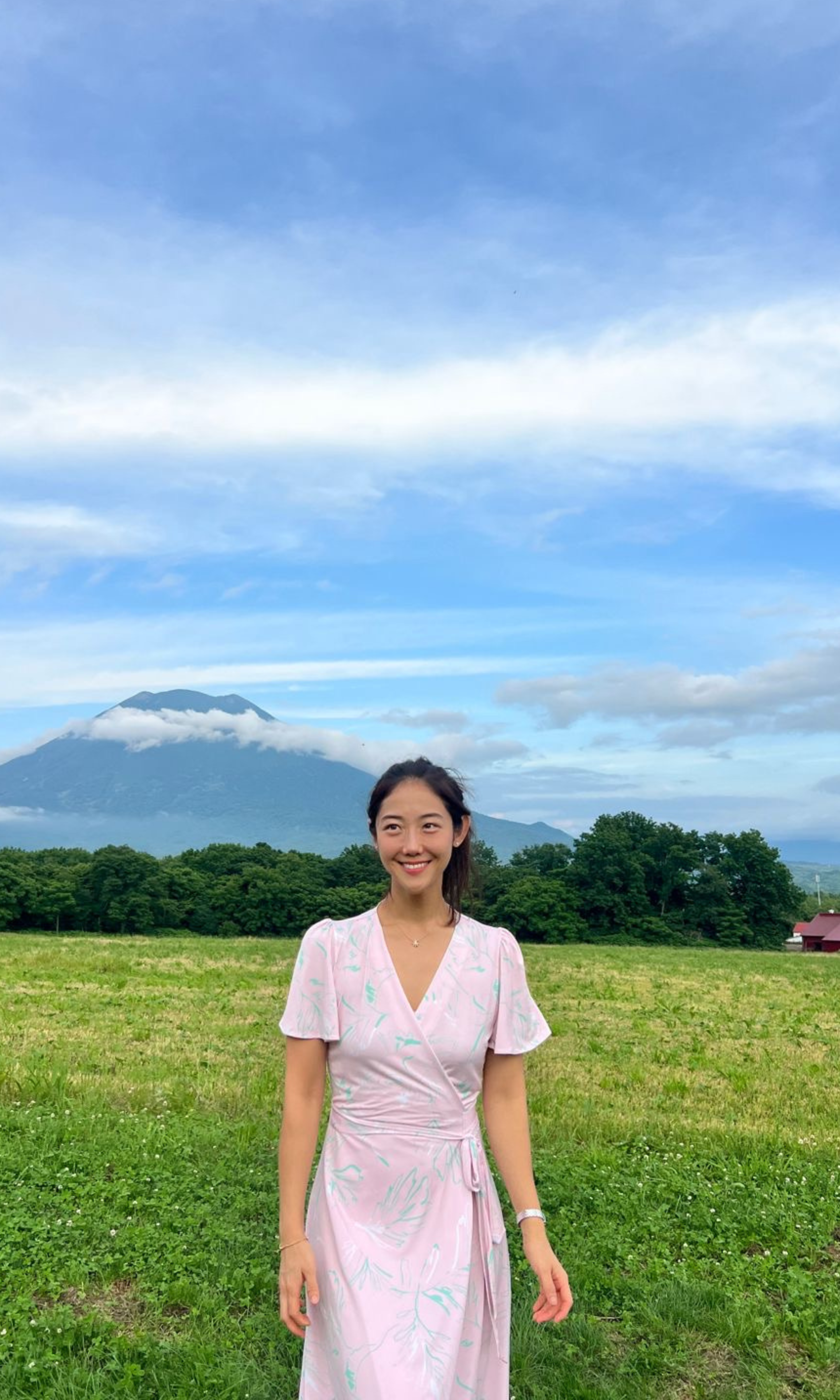 Pink Niseko Wrap Dress (Made to Order)