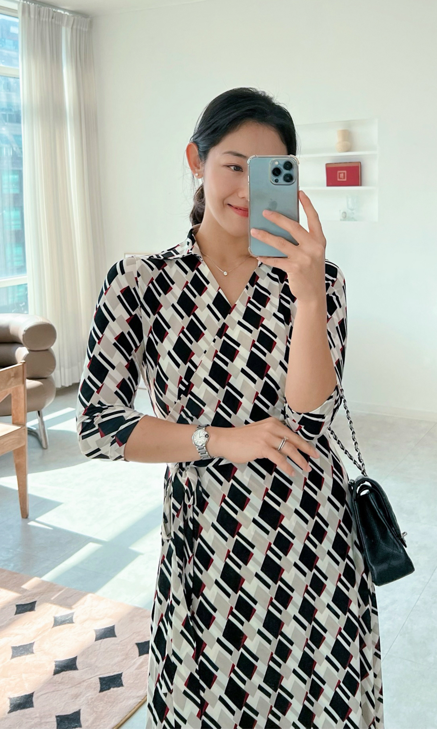 Beige Selma Wrap Dress (Made to Order)