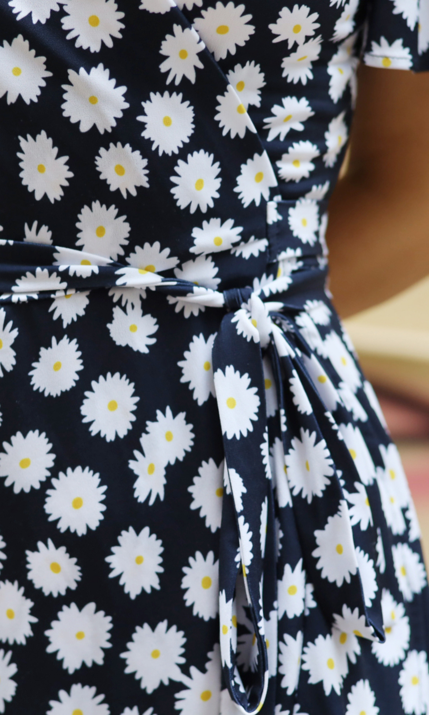 Summer Daisy Wrap Dress (Made to Order)