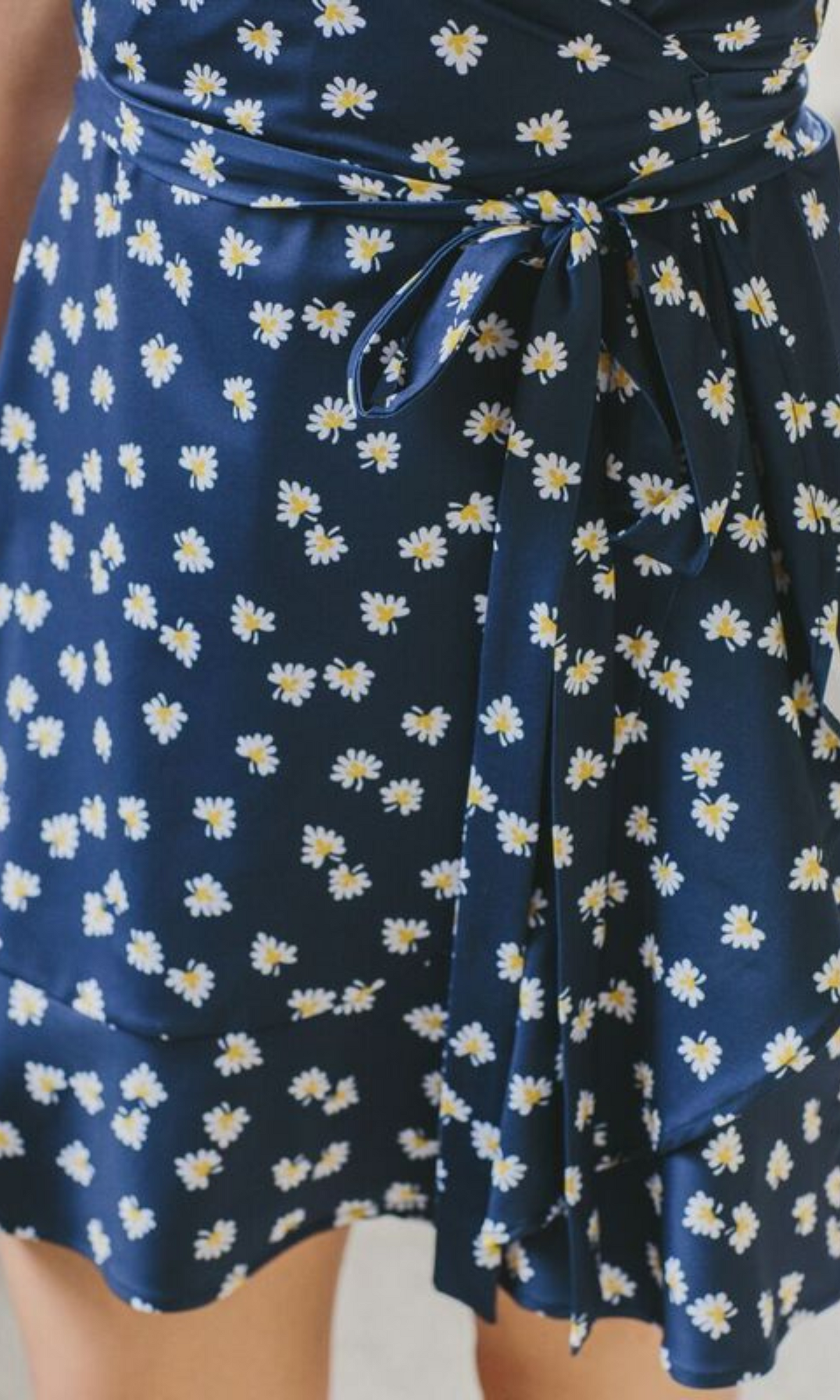 Daisy Ruffle Wrap Dress