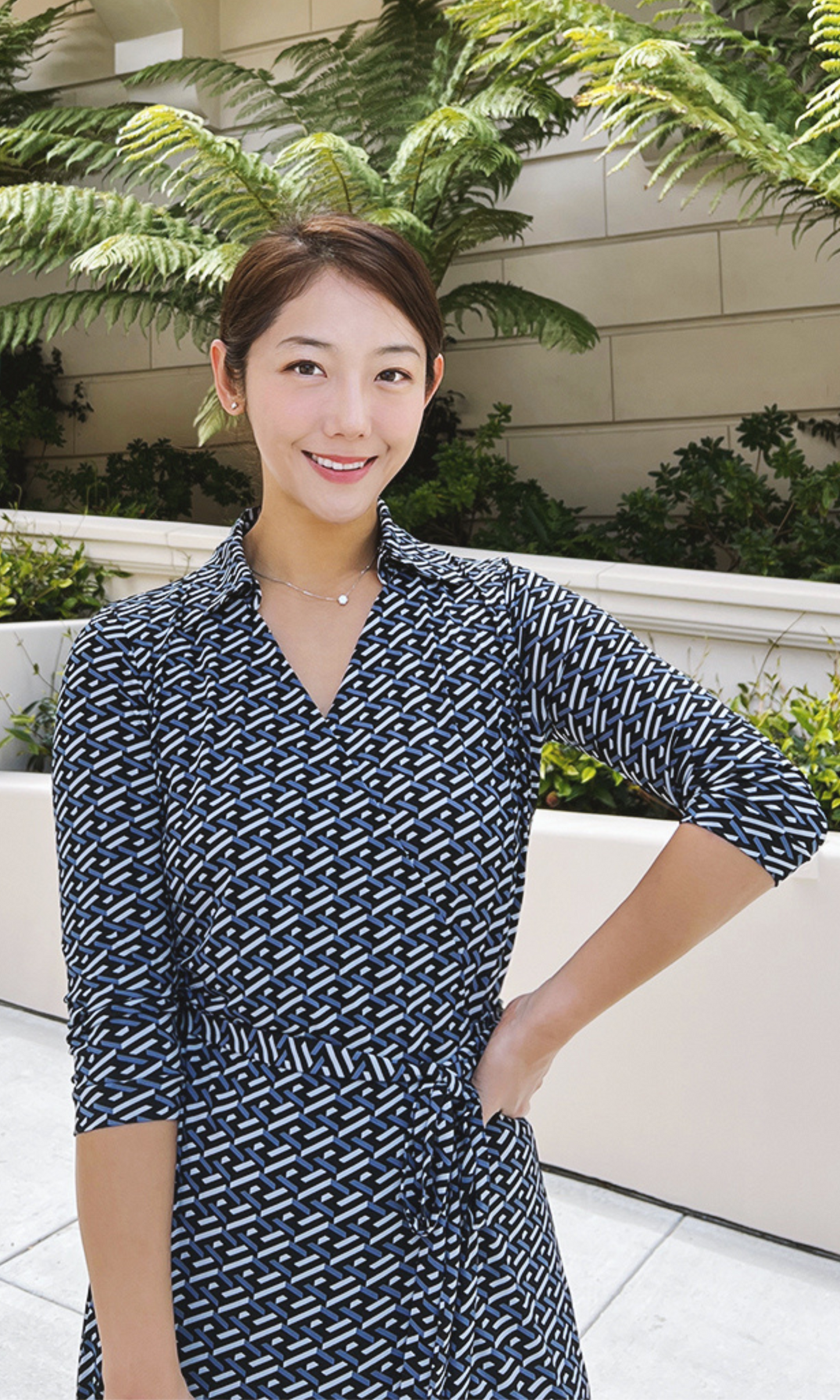 Navy Lauren Wrap Dress (Made to Order)