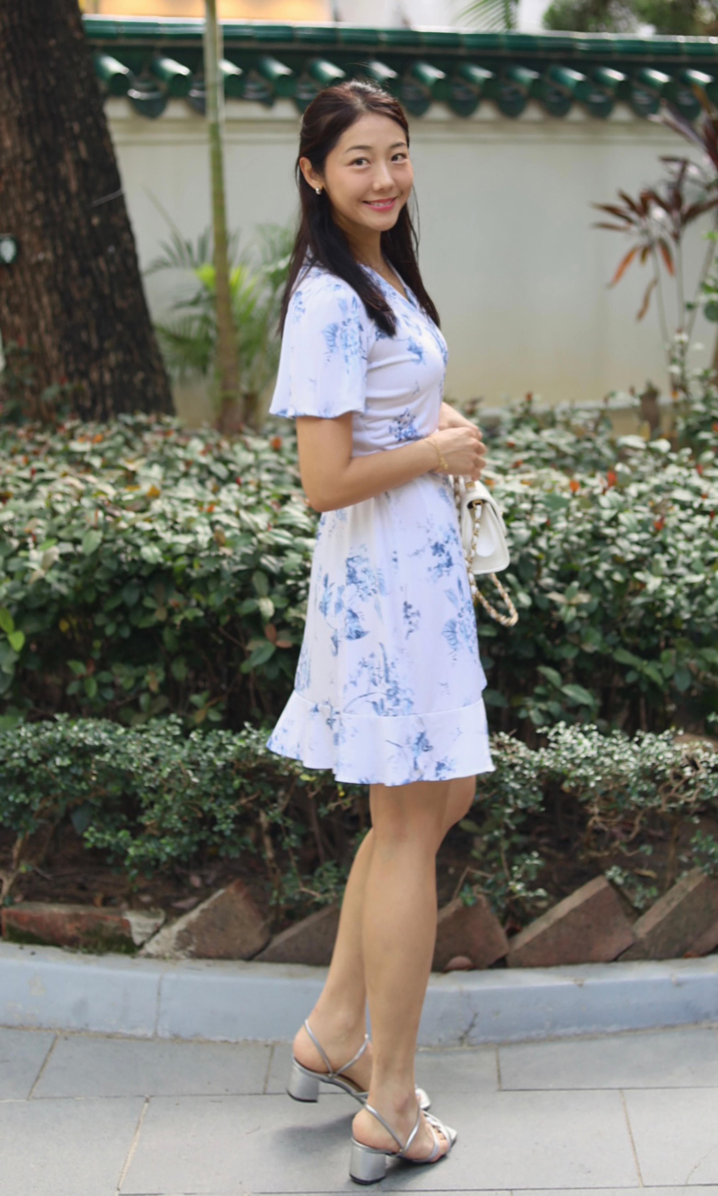 Santorini Wrap Dress (Made to Order)