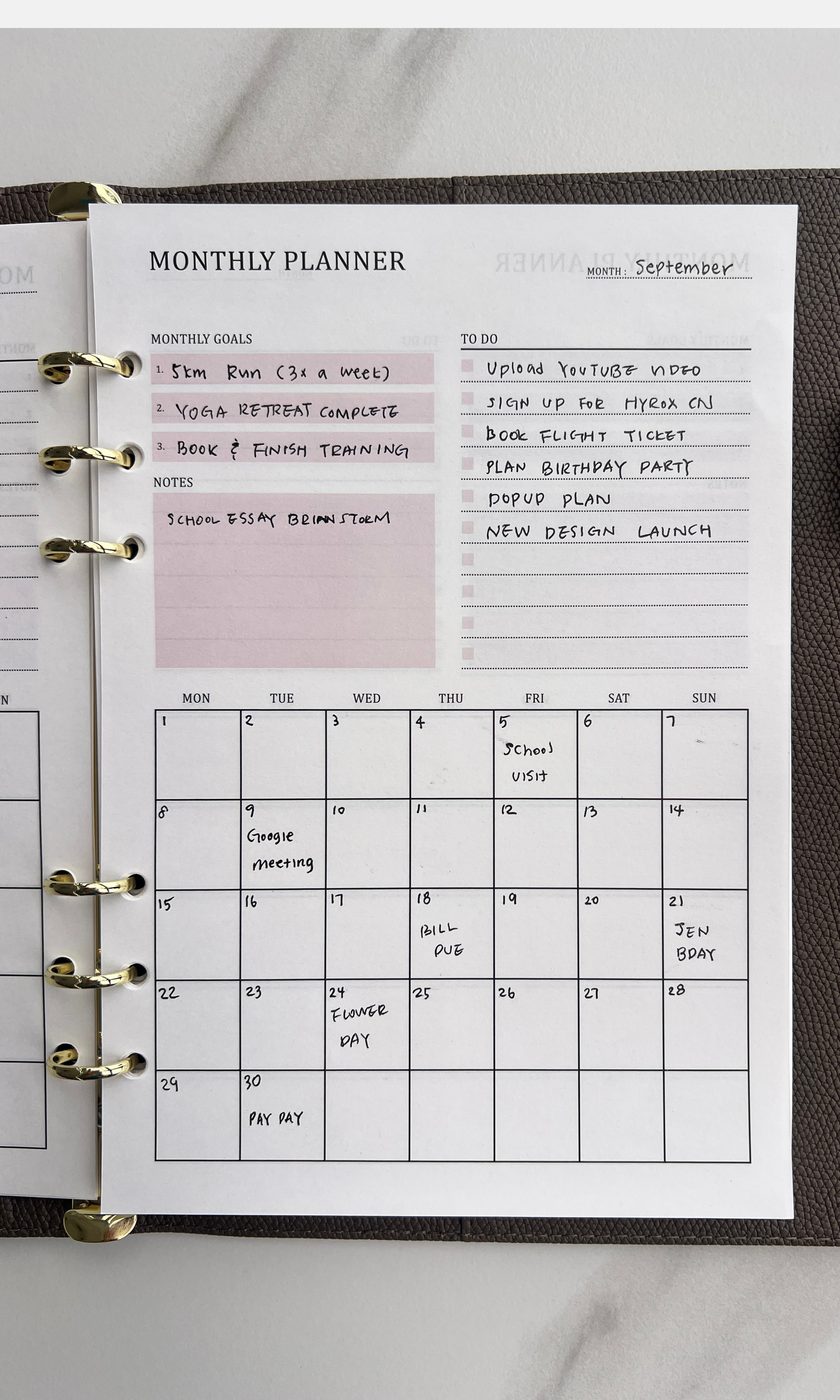 Giftbox Dream Planner Set