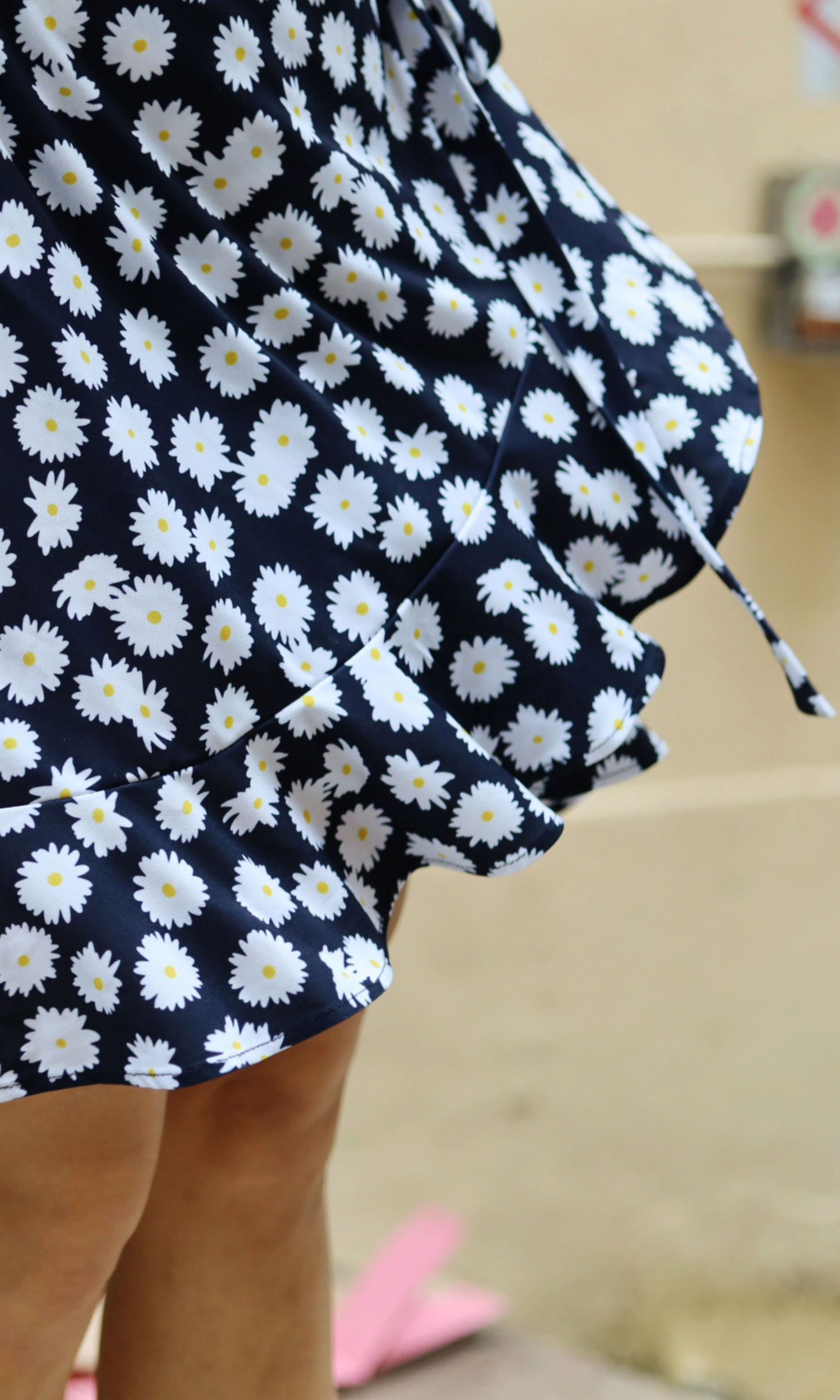 Summer Daisy Wrap Dress (Made to Order)