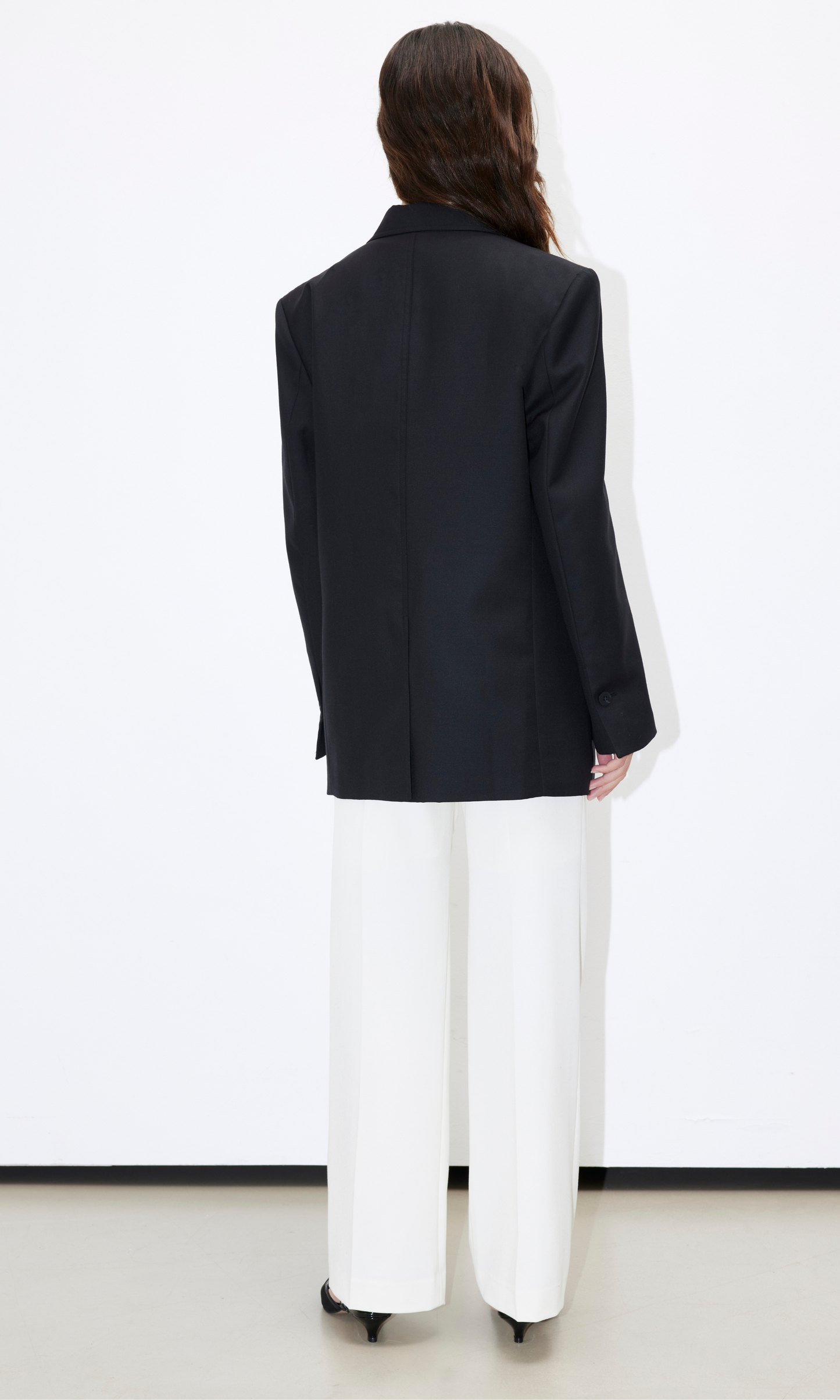 Wool Tailored Overfit Blazer