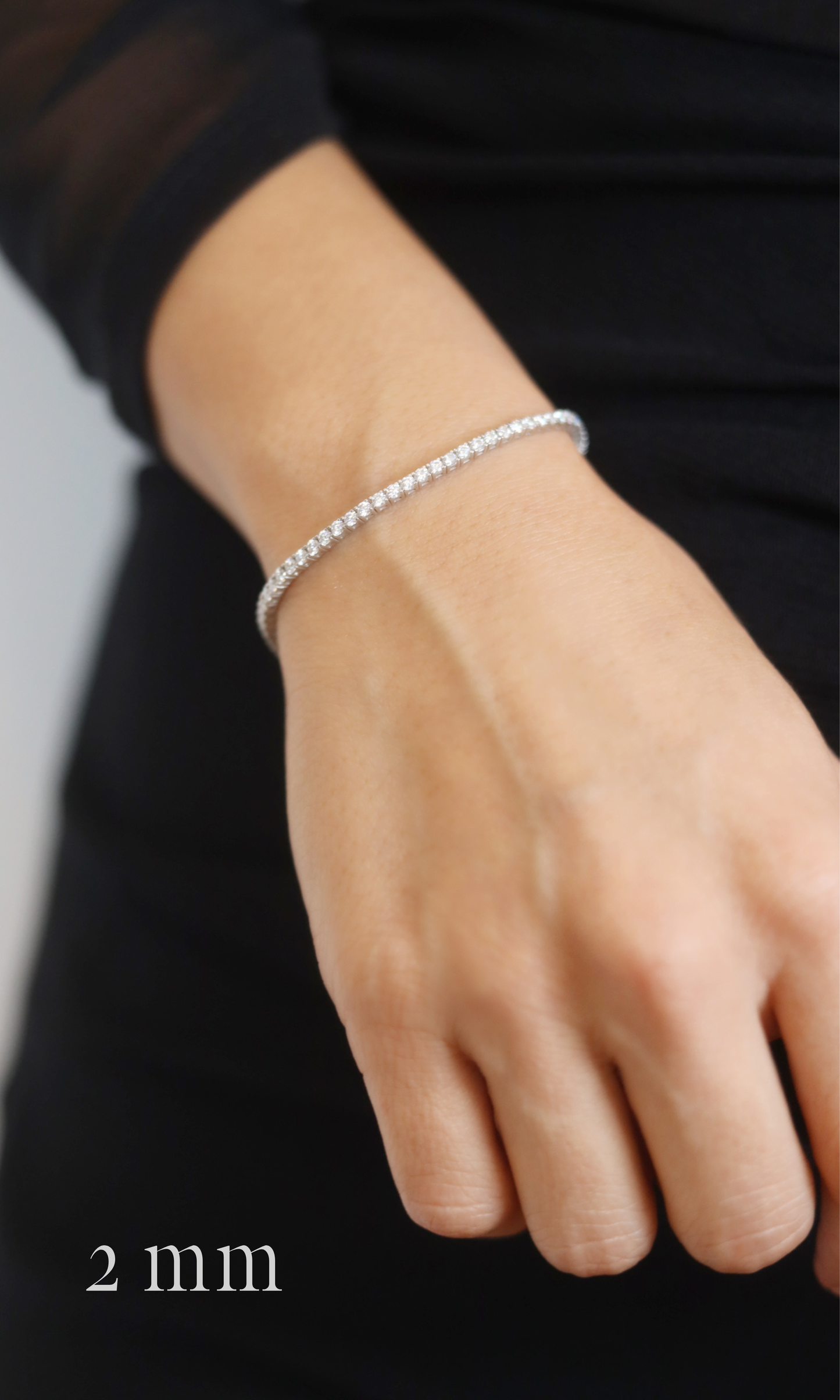 Classic Moissanite Tennis Bracelet (Ready to Wear)